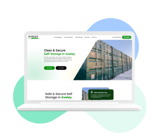 Aveley Self Storage website